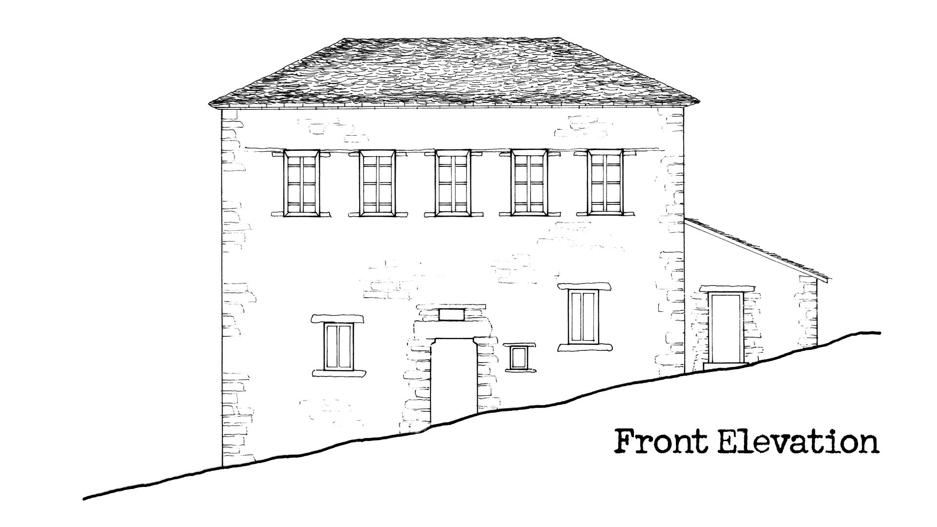 High Ceiling One Floor